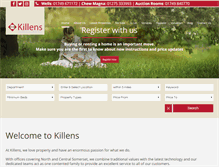 Tablet Screenshot of killens.org.uk